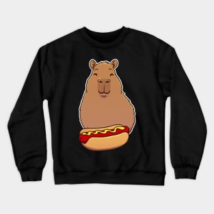 Capybara Hotdog Crewneck Sweatshirt